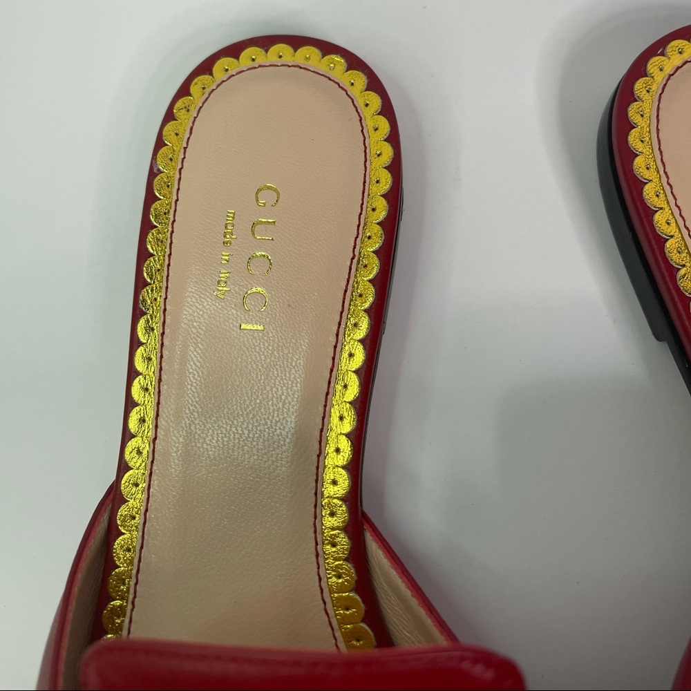 Nappa Queen Margaret Flat side Sandals - Picture 9 of 10